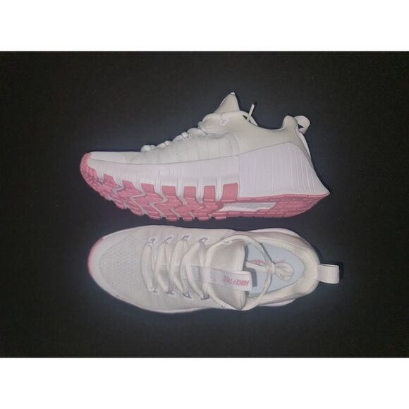 Nike Free Metcon 6 White Elemental Pink (Women’s). SIZE 8 - FJ7126-106 - Picture 7 of 8